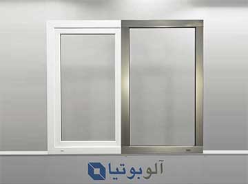 پنجره یو‌پی‌وی‌سی با روکش آلومینیوم
